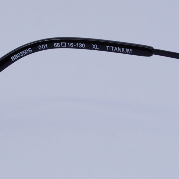 Balenciaga BB0350S 001 Sunglasses Black Cat Eye Frame, Grey Lenses - Picture 8 of 10